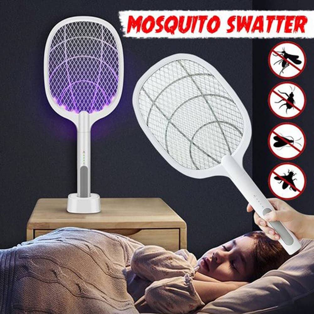 Rechargeable Mosquito Racket With Stand